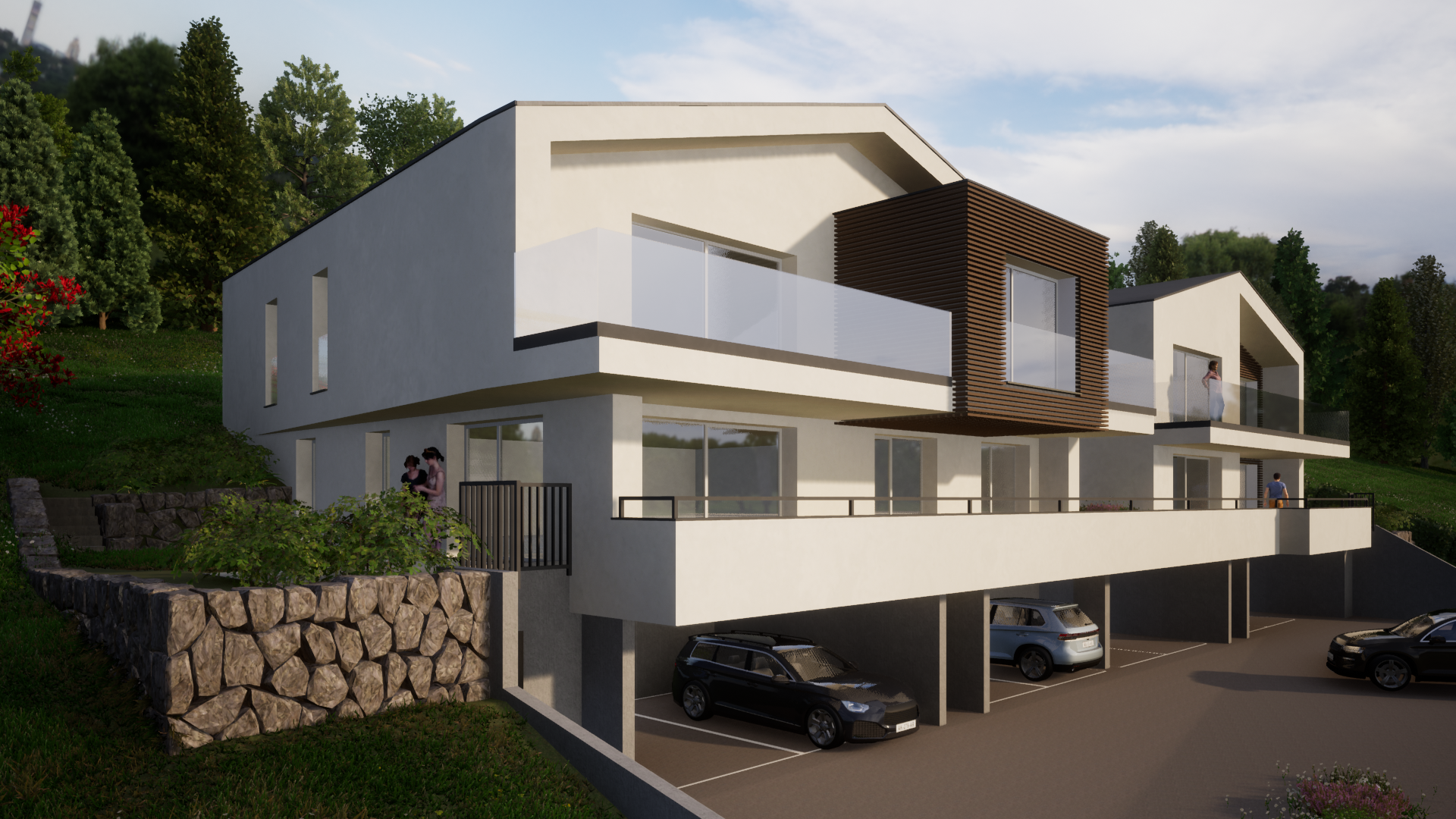 Lot A1: appartement de standing 4,5 pc