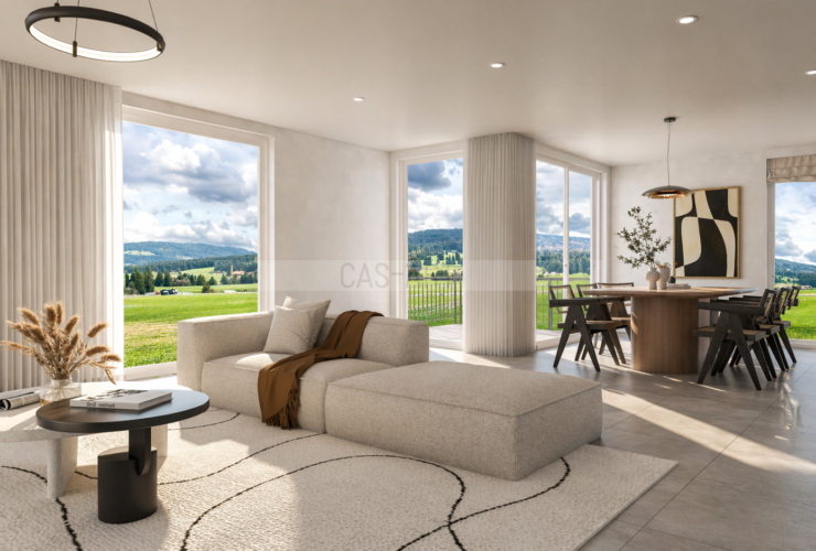 Lot A08: appartement 3,5 pc, Vaulruz